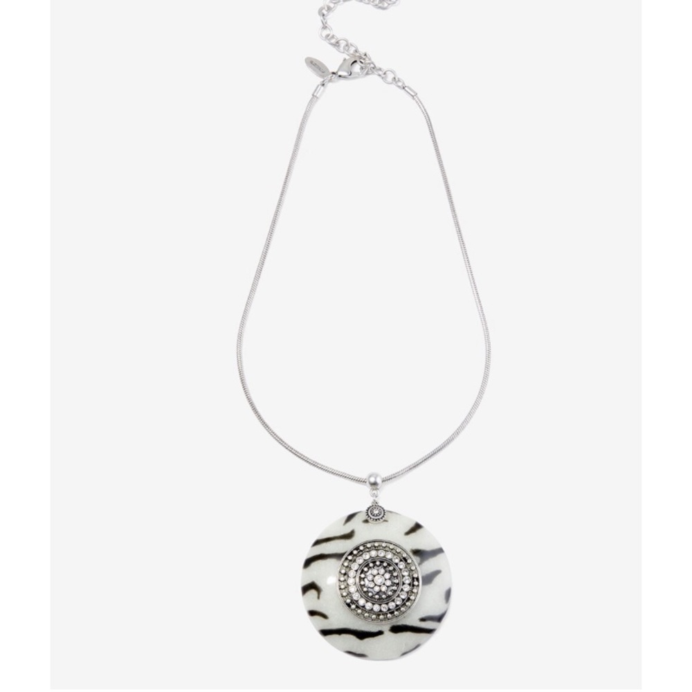 Brand New Artisan Zebra Chicos Necklace!